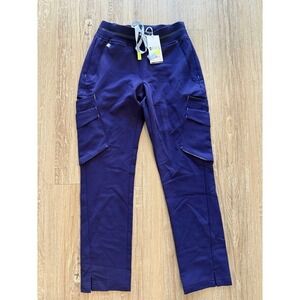 FIGS Soeng Petite XXS Cargo Scrub Pants Women's Technical Collection Purple‎ NWT